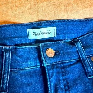 Madewell Mid-Rise Stovepipe Jeans, Size 31